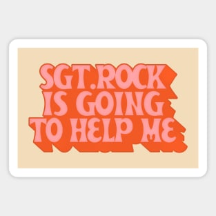 Sgt Rock  //  XTC Fan Design Magnet